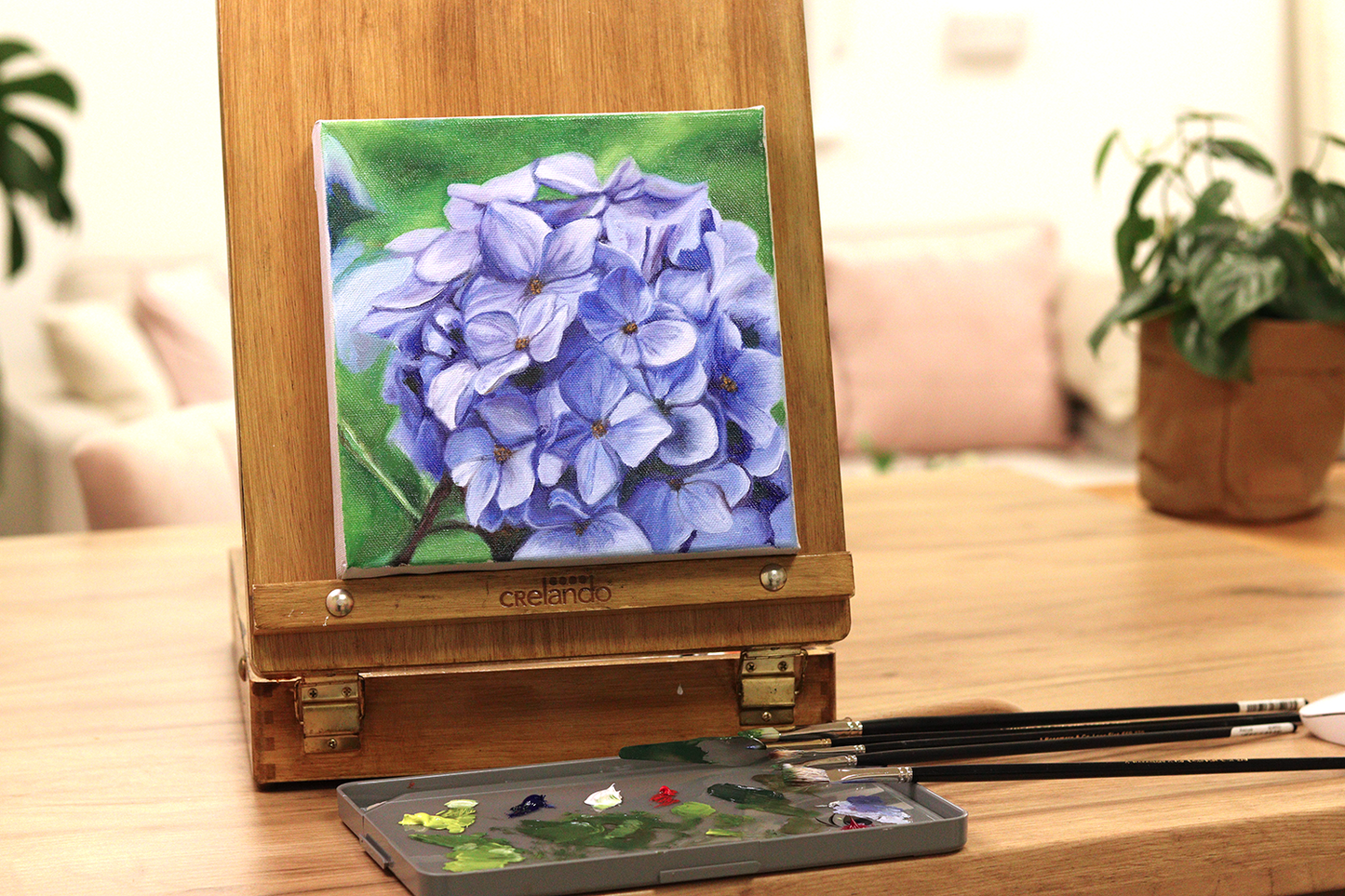 Hydrangea: A Blue Violet Bloom